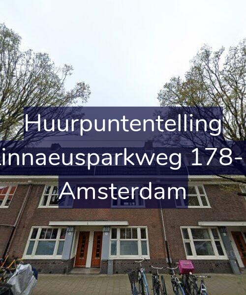Foto gevel Huurpuntentelling voor Linnaeusparkweg 178-1, Amsterdam