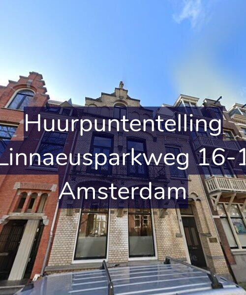 Foto gevel Huurpuntentelling voor Linnaeusparkweg 16-1, Amsterdam