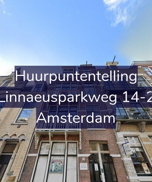 Foto gevel Huurpuntentelling voor Linnaeusparkweg 14-2, Amsterdam