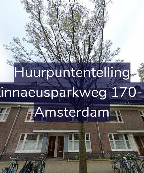 Foto gevel Huurpuntentelling voor Linnaeusparkweg 170-1, Amsterdam