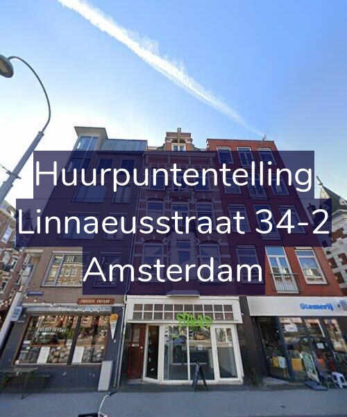 Foto gevel Huurpuntentelling voor Linnaeusstraat 34-2, Amsterdam