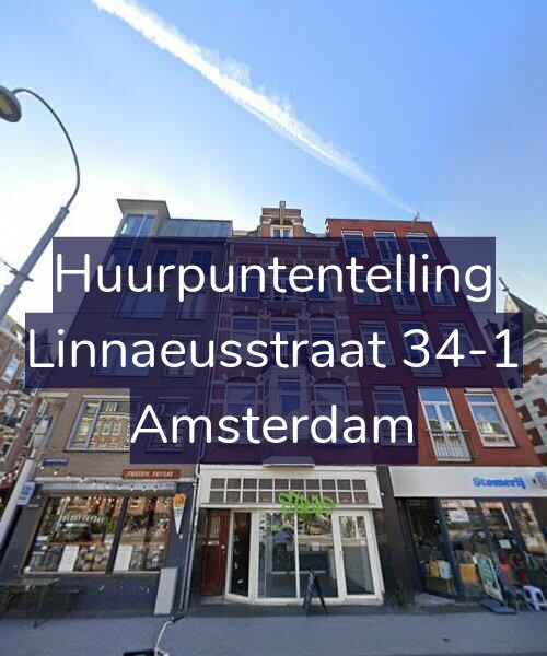 Foto gevel Huurpuntentelling voor Linnaeusstraat 34-1, Amsterdam