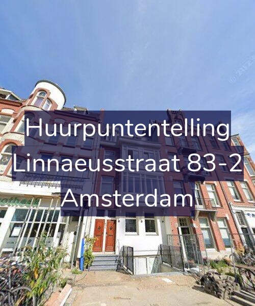 Foto gevel Huurpuntentelling voor Linnaeusstraat 83-2, Amsterdam