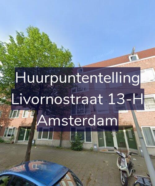 Foto gevel Huurpuntentelling voor Livornostraat 13-H, Amsterdam