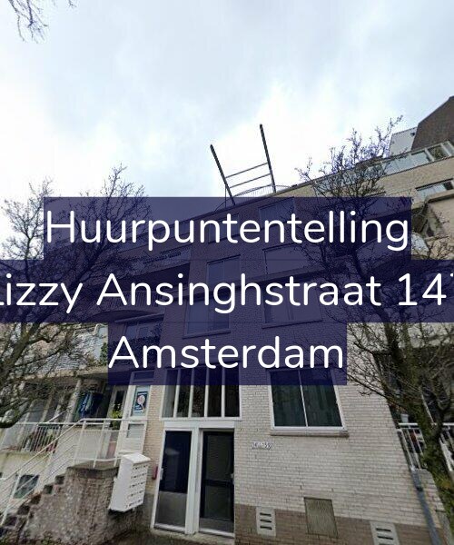 Foto gevel Huurpuntentelling voor Lizzy Ansinghstraat 147, Amsterdam
