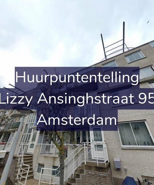 Foto gevel Huurpuntentelling voor Lizzy Ansinghstraat 95, Amsterdam