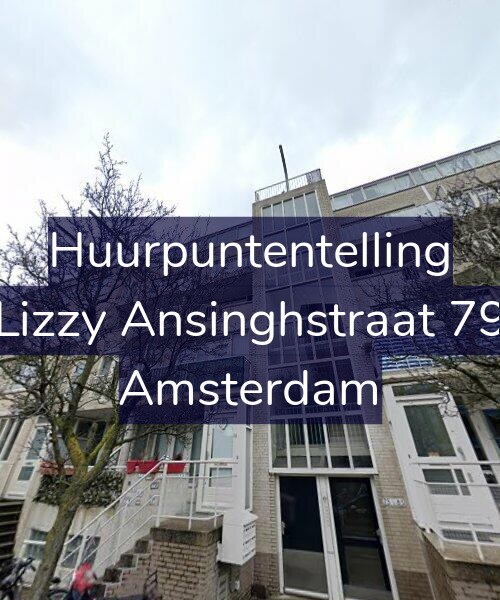 Foto gevel Huurpuntentelling voor Lizzy Ansinghstraat 79, Amsterdam
