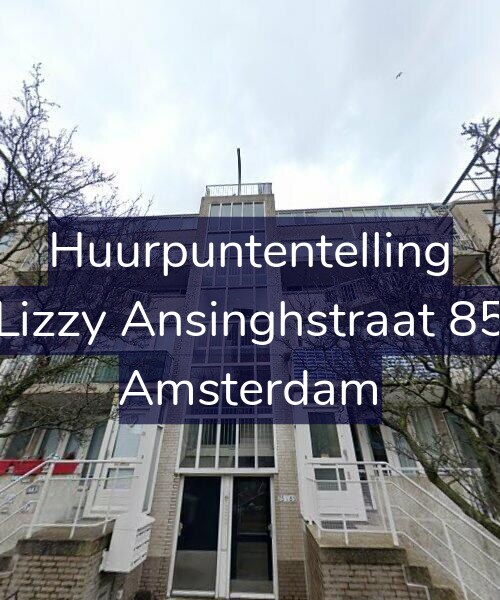 Foto gevel Huurpuntentelling voor Lizzy Ansinghstraat 85, Amsterdam