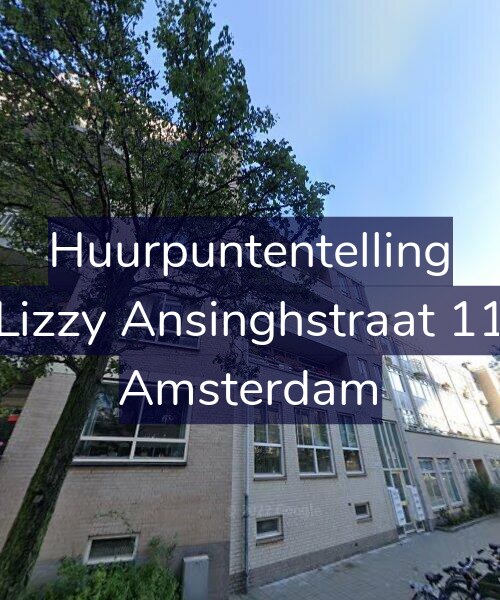 Foto gevel Huurpuntentelling voor Lizzy Ansinghstraat 11, Amsterdam