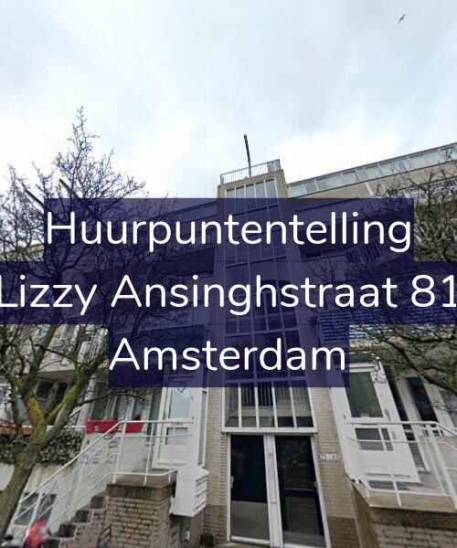 Foto gevel Huurpuntentelling voor Lizzy Ansinghstraat 81, Amsterdam
