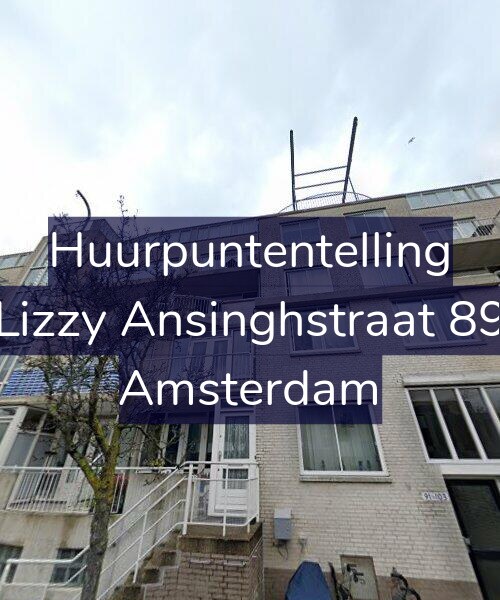Foto gevel Huurpuntentelling voor Lizzy Ansinghstraat 89, Amsterdam