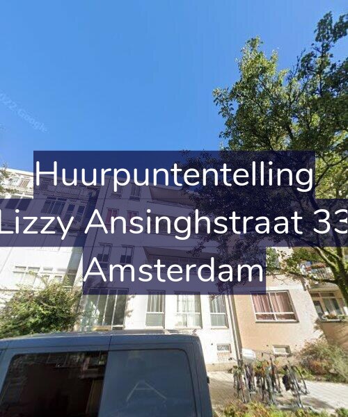 Foto gevel Huurpuntentelling voor Lizzy Ansinghstraat 33, Amsterdam