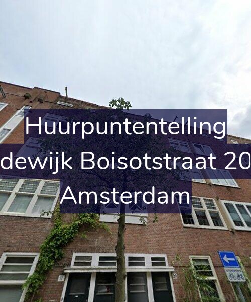 Foto gevel Huurpuntentelling voor Lodewijk Boisotstraat 20-3, Amsterdam