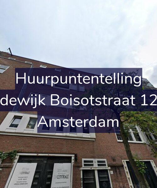 Foto gevel Huurpuntentelling voor Lodewijk Boisotstraat 12-2, Amsterdam