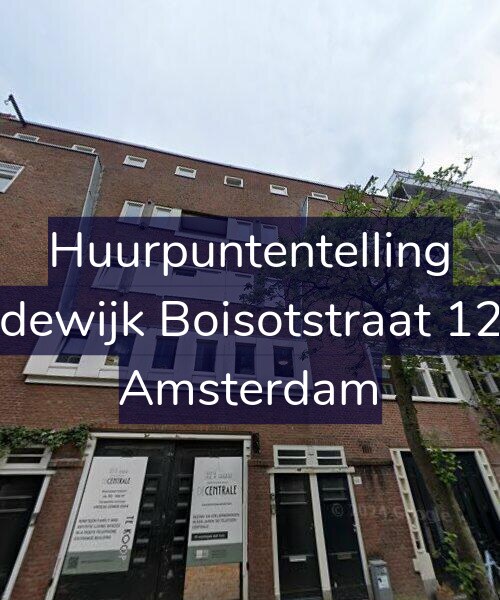 Foto gevel Huurpuntentelling voor Lodewijk Boisotstraat 12-4, Amsterdam