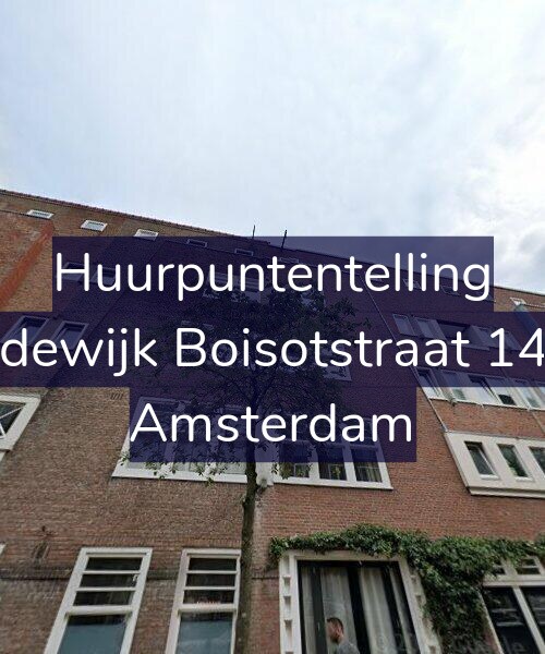 Foto gevel Huurpuntentelling voor Lodewijk Boisotstraat 14-3, Amsterdam
