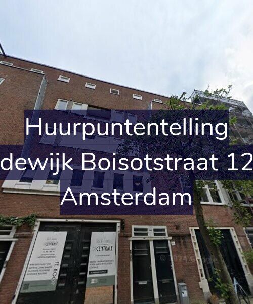 Foto gevel Huurpuntentelling voor Lodewijk Boisotstraat 12-1, Amsterdam