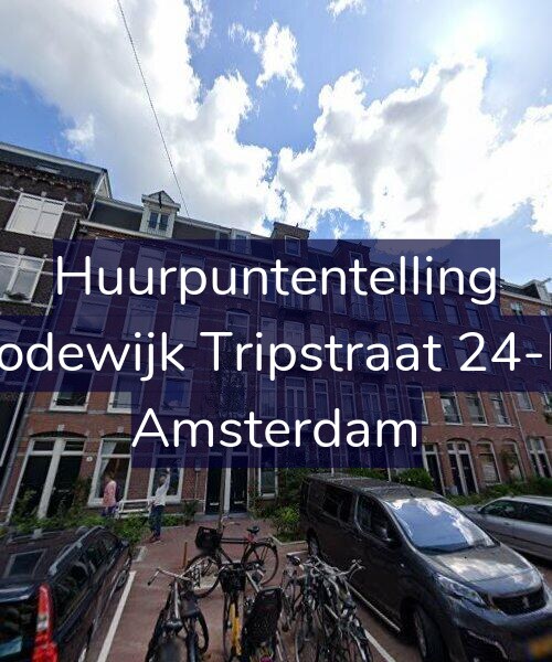Foto gevel Huurpuntentelling voor Lodewijk Tripstraat 24-H, Amsterdam