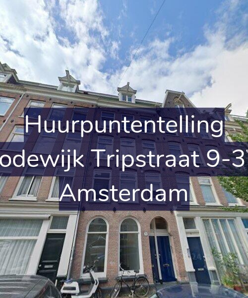 Foto gevel Huurpuntentelling voor Lodewijk Tripstraat 9-3V, Amsterdam