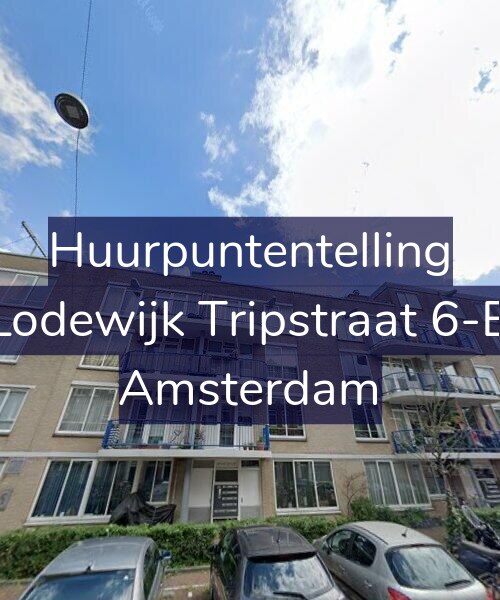 Foto gevel Huurpuntentelling voor Lodewijk Tripstraat 6-B, Amsterdam