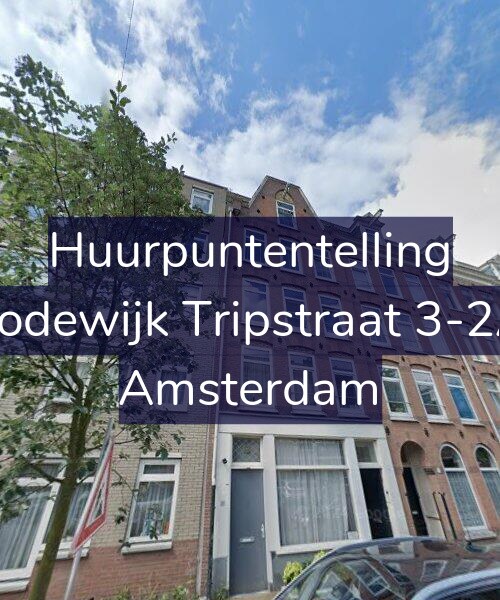 Foto gevel Huurpuntentelling voor Lodewijk Tripstraat 3-2A, Amsterdam