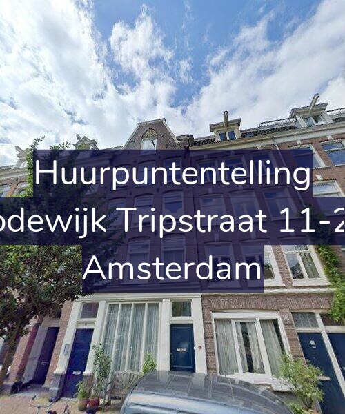 Foto gevel Huurpuntentelling voor Lodewijk Tripstraat 11-2V, Amsterdam