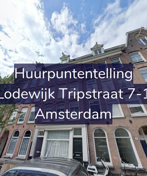Foto gevel Huurpuntentelling voor Lodewijk Tripstraat 7-1, Amsterdam