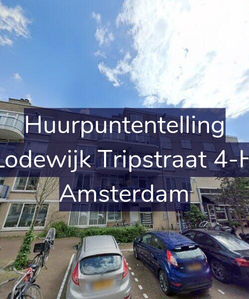 Foto gevel Huurpuntentelling voor Lodewijk Tripstraat 4-H, Amsterdam