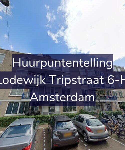 Foto gevel Huurpuntentelling voor Lodewijk Tripstraat 6-H, Amsterdam