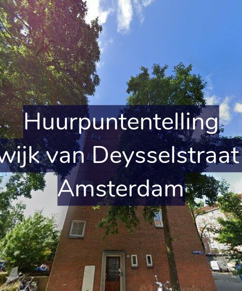 Foto gevel Huurpuntentelling voor Lodewijk van Deysselstraat 73-2, Amsterdam