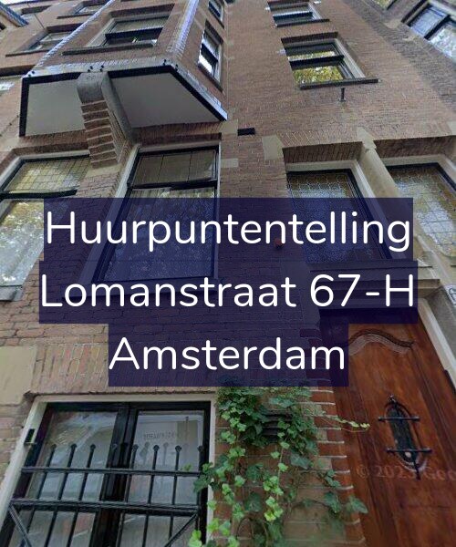 Foto gevel Huurpuntentelling voor Lomanstraat 67-H, Amsterdam