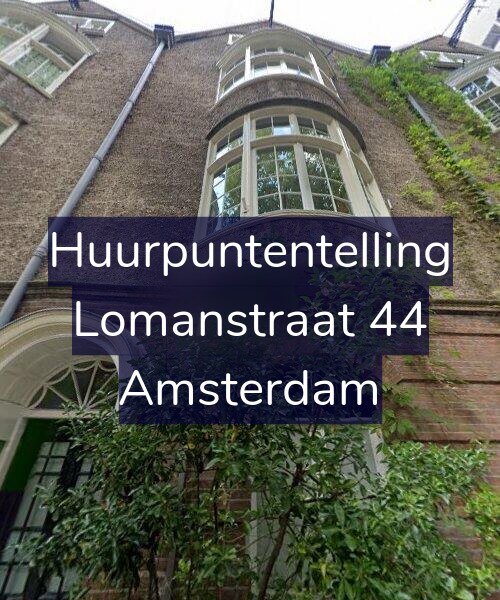 Foto gevel Huurpuntentelling voor Lomanstraat 44, Amsterdam
