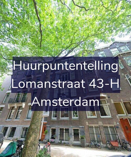 Foto gevel Huurpuntentelling voor Lomanstraat 43-H, Amsterdam
