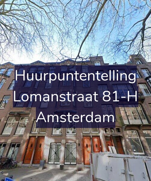 Foto gevel Huurpuntentelling voor Lomanstraat 81-H, Amsterdam