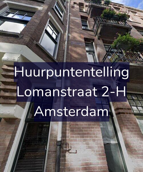 Foto gevel Huurpuntentelling voor Lomanstraat 2-H, Amsterdam