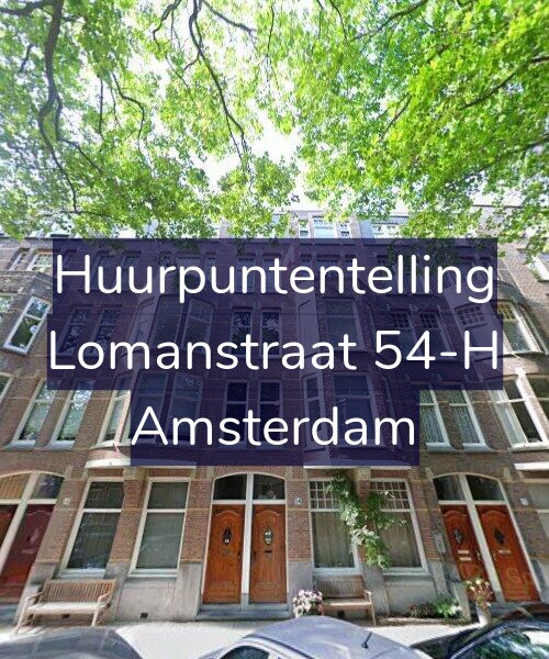 Foto gevel Huurpuntentelling voor Lomanstraat 54-H, Amsterdam