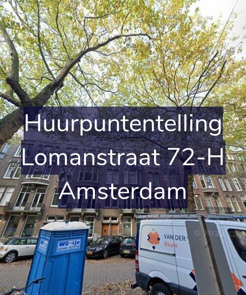 Foto gevel Huurpuntentelling voor Lomanstraat 72-H, Amsterdam