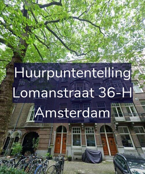 Foto gevel Huurpuntentelling voor Lomanstraat 36-H, Amsterdam