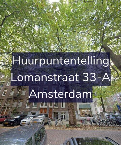 Foto gevel Huurpuntentelling voor Lomanstraat 33-A, Amsterdam