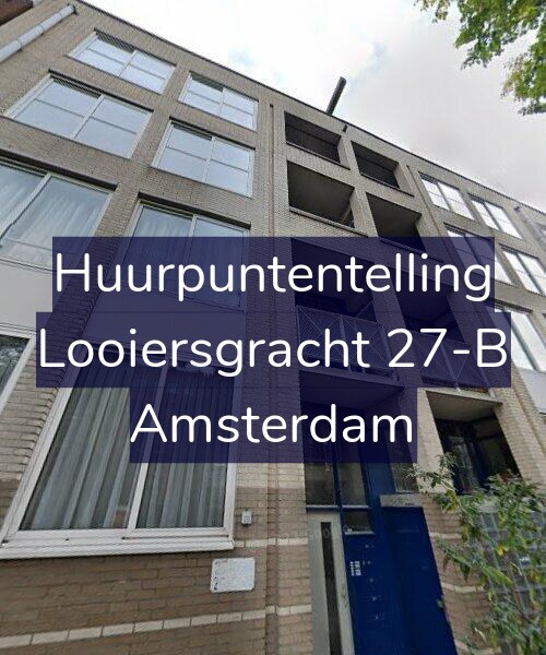 Foto gevel Huurpuntentelling voor Looiersgracht 27-B, Amsterdam