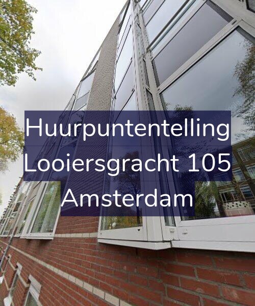Foto gevel Huurpuntentelling voor Looiersgracht 105, Amsterdam