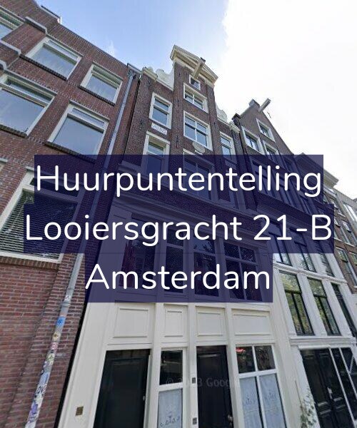 Foto gevel Huurpuntentelling voor Looiersgracht 21-B, Amsterdam