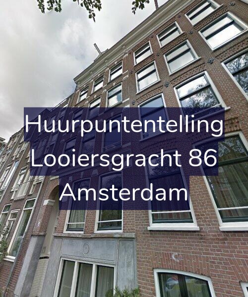 Foto gevel Huurpuntentelling voor Looiersgracht 86, Amsterdam