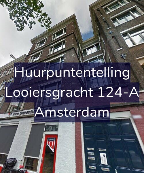 Foto gevel Huurpuntentelling voor Looiersgracht 124-A, Amsterdam