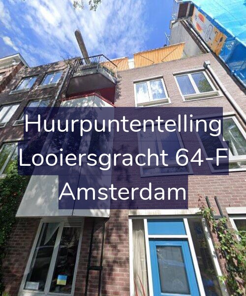 Foto gevel Huurpuntentelling voor Looiersgracht 64-F, Amsterdam