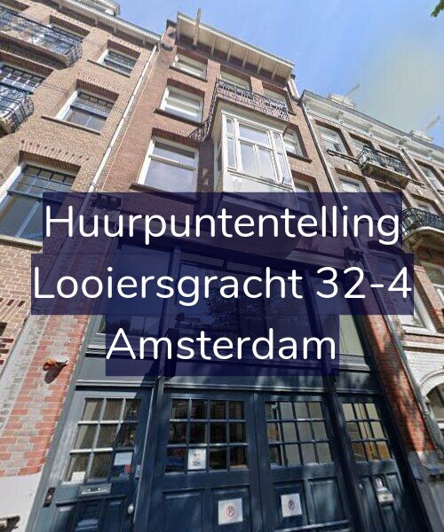 Foto gevel Huurpuntentelling voor Looiersgracht 32-4, Amsterdam