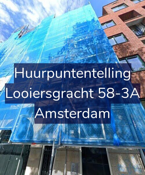 Foto gevel Huurpuntentelling voor Looiersgracht 58-3A, Amsterdam