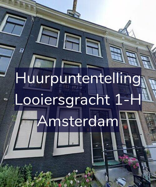 Foto gevel Huurpuntentelling voor Looiersgracht 1-H, Amsterdam