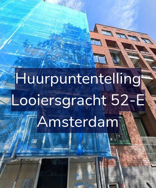 Foto gevel Huurpuntentelling voor Looiersgracht 52-E, Amsterdam