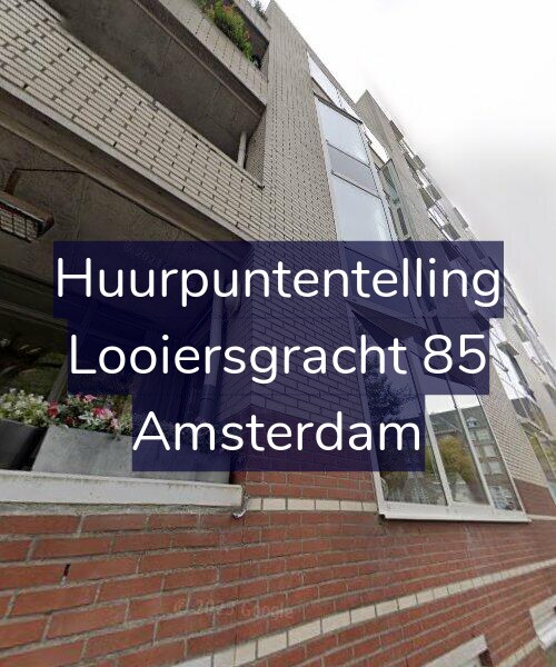 Foto gevel Huurpuntentelling voor Looiersgracht 85, Amsterdam